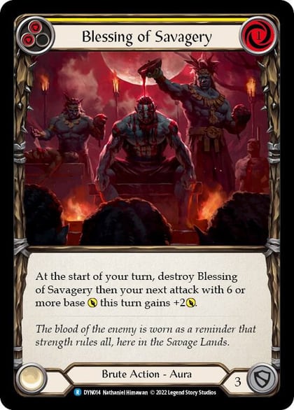 Blessing of Savagery (Yellow), Dynasty DYN014
