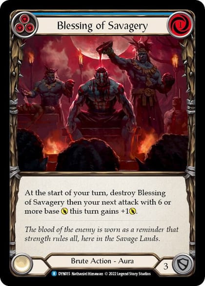 Blessing of Savagery (Blue), Dynasty DYN015