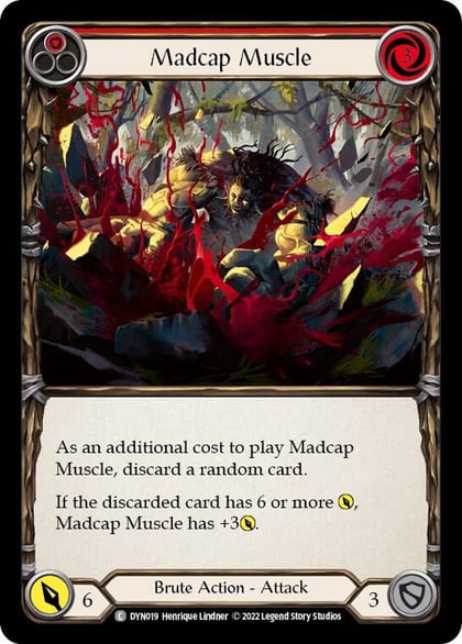 Madcap Muscle (Red), Dynasty DYN019
