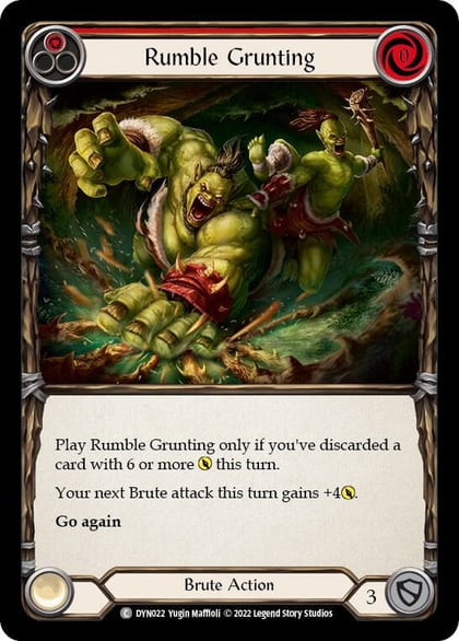 Rumble Grunting (Red), Dynasty DYN022
