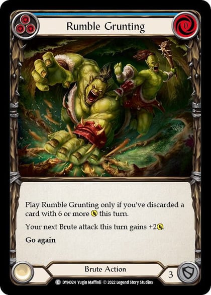 Rumble Grunting (Blue), Dynasty DYN024