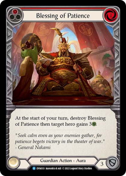 Blessing of Patience (Red), Dynasty DYN033