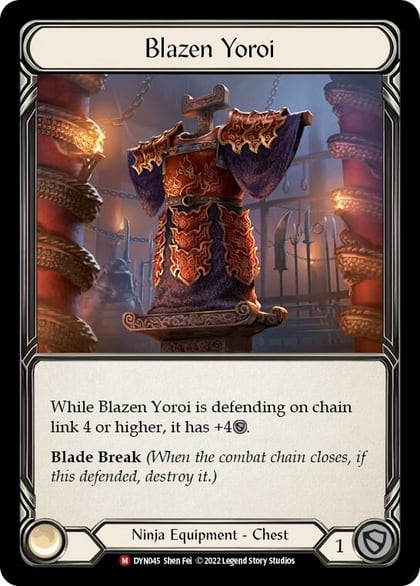 Blazen Yoroi, Dynasty DYN045