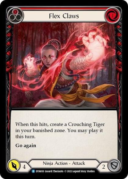 Flex Claws (Red), Dynasty DYN050