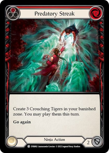 Predatory Streak (Red), Dynasty DYN062