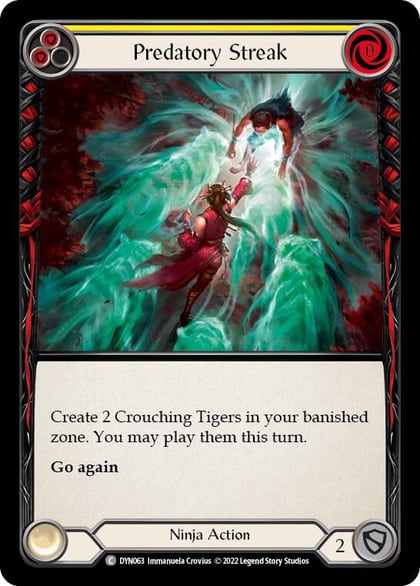 Predatory Streak (Yellow), Dynasty DYN063
