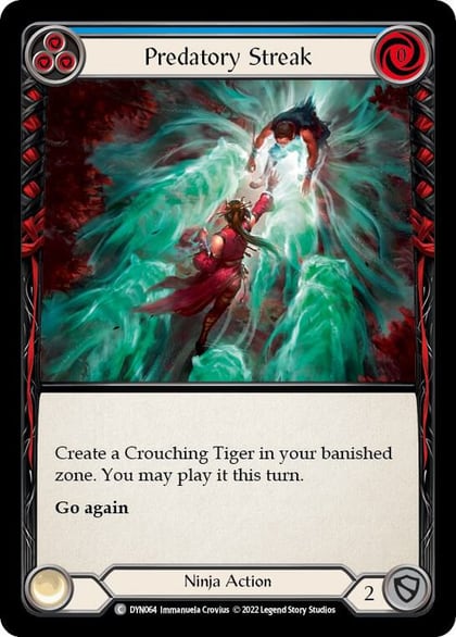 Predatory Streak (Blue), Dynasty DYN064