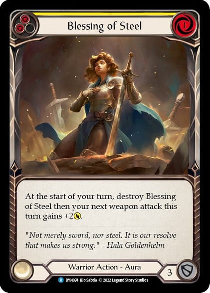 Blessing of Steel (Yellow), Dynasty DYN074