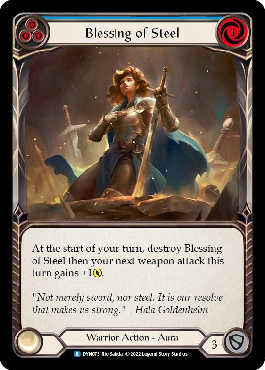 Blessing of Steel (Blue), Dynasty DYN075