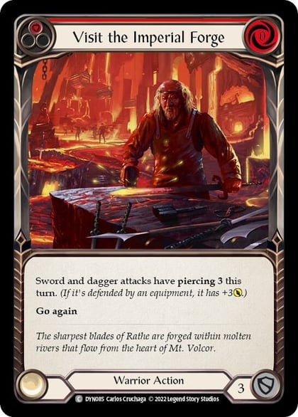Visit the Imperial Forge (Red), Dynasty DYN085