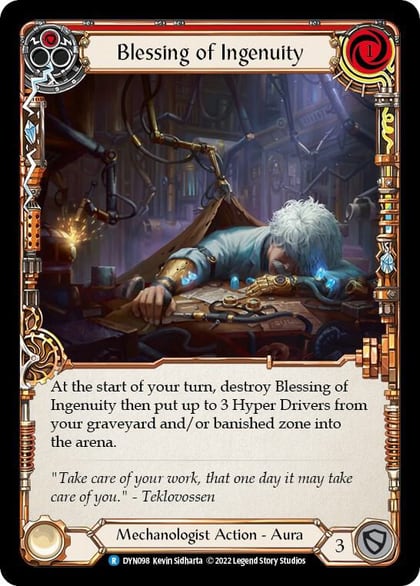 Blessing of Ingenuity (Red), Dynasty DYN098