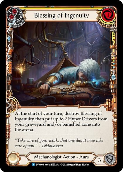 Blessing of Ingenuity (Yellow), Dynasty DYN099