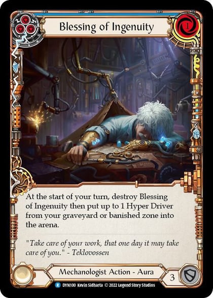 Blessing of Ingenuity (Blue), Dynasty DYN100