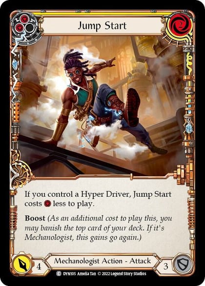 Jump Start (Yellow), Dynasty DYN105