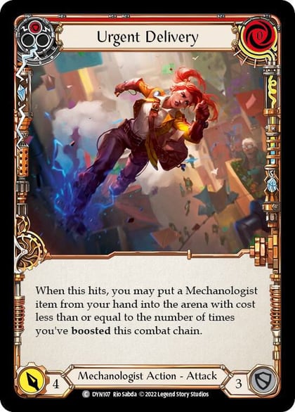 Urgent Delivery (Red), Dynasty DYN107