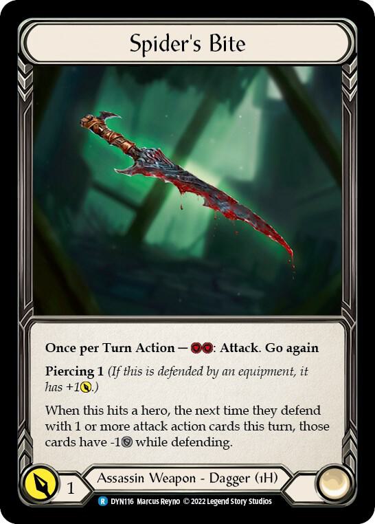 Spider's Bite (116), Dynasty DYN116