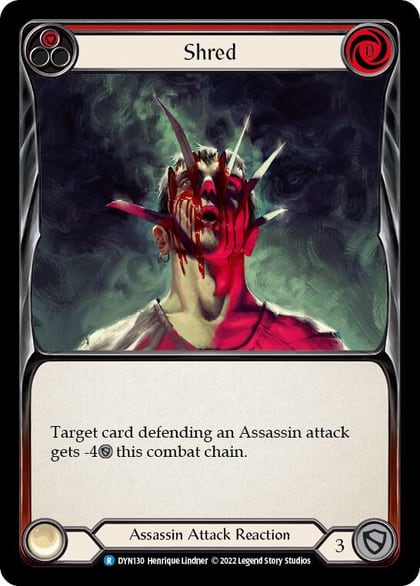 Shred (Red), Dynasty DYN130
