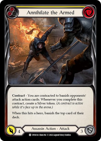 Annihilate the Armed (Yellow), Dynasty DYN134