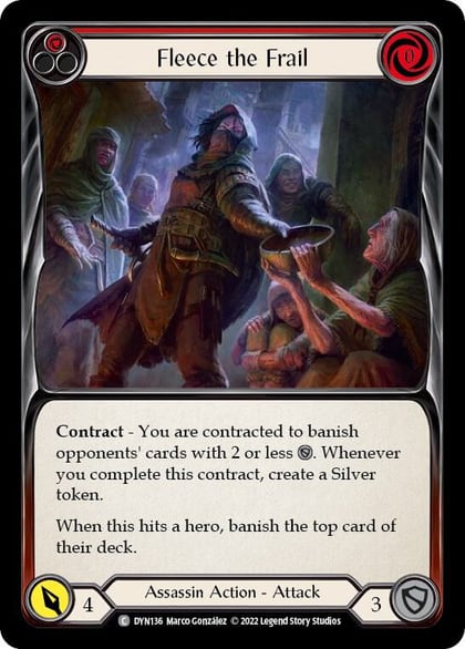Fleece the Frail (Red), Dynasty DYN136