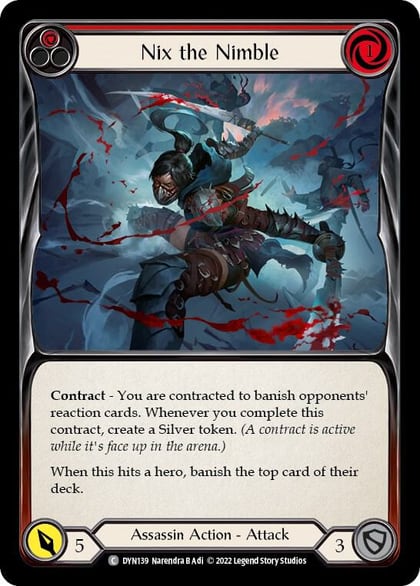Nix the Nimble (Red), Dynasty DYN139