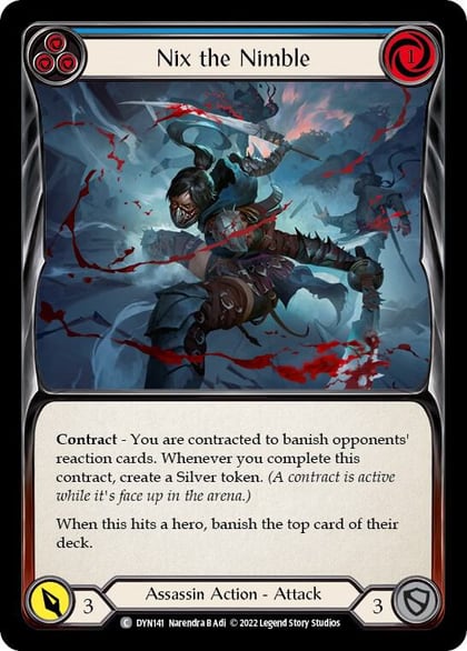 Nix the Nimble (Blue), Dynasty DYN141