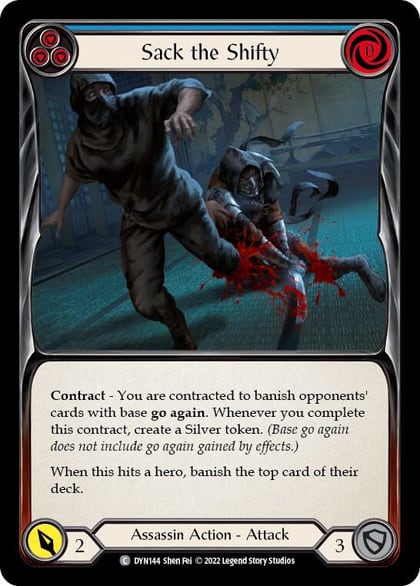Sack the Shifty (Blue), Dynasty DYN144