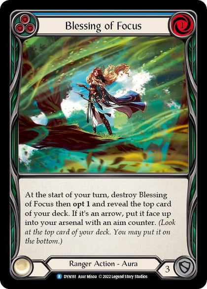 Blessing of Focus (Blue), Dynasty DYN161