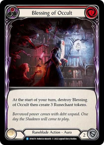 Blessing of Occult (Red), Dynasty DYN179