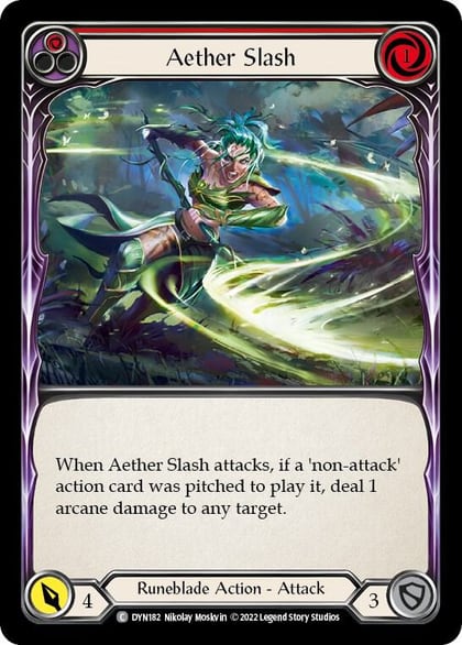 Aether Slash (Red), Dynasty DYN182