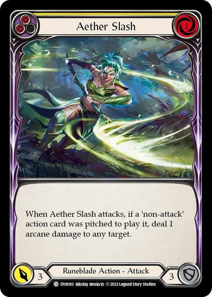 Aether Slash (Yellow), Dynasty DYN183