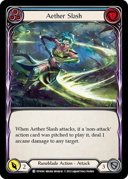 Aether Slash (Blue), Dynasty DYN184
