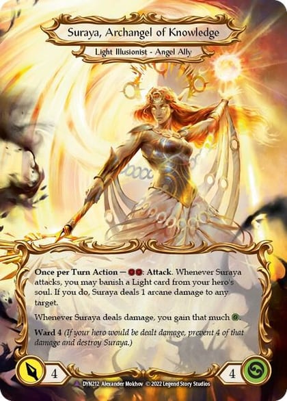 Invoke Suraya // Suraya, Archangel of Knowledge (Marvel), Dynasty DYN212