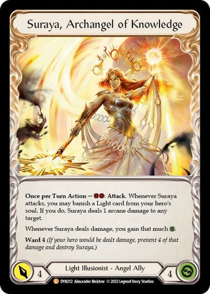 Invoke Suraya // Suraya, Archangel of Knowledge, Dynasty DYN212