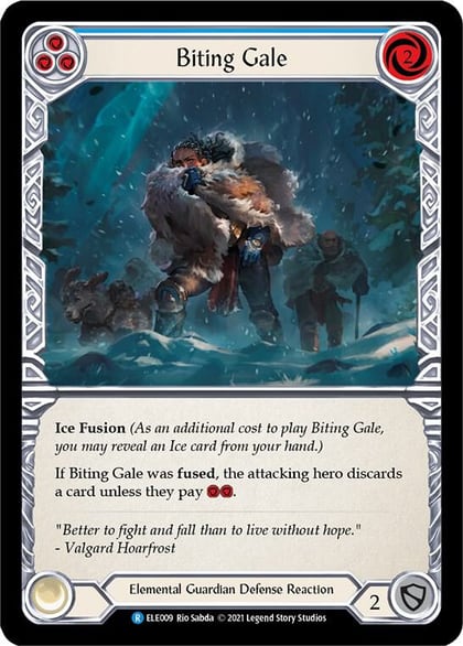 Biting Gale (Blue), Tales of Aria ELE009