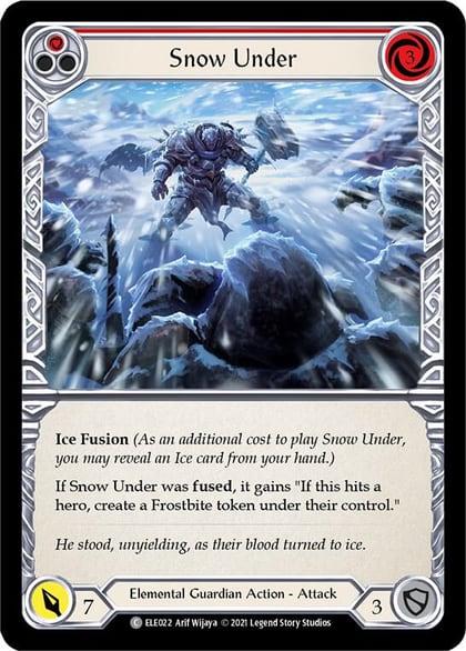 Snow Under (Red), Tales of Aria ELE022