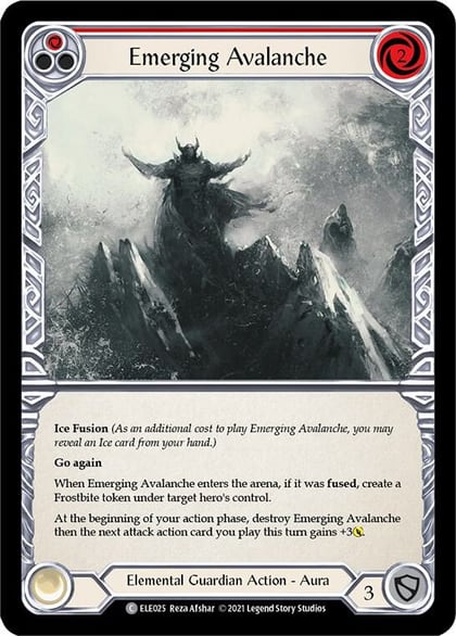 Emerging Avalanche (Red), Tales of Aria ELE025