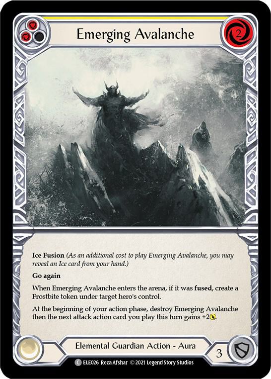 Emerging Avalanche (Yellow), Tales of Aria ELE026