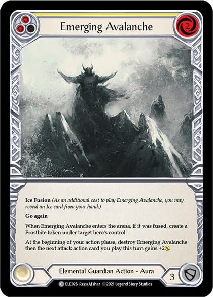 Emerging Avalanche (Yellow), Tales of Aria ELE026