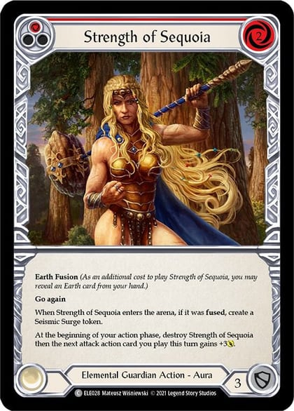 Strength of Sequoia (Red), Tales of Aria ELE028