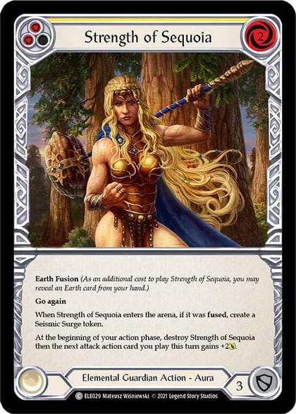Strength of Sequoia (Yellow), Tales of Aria ELE029