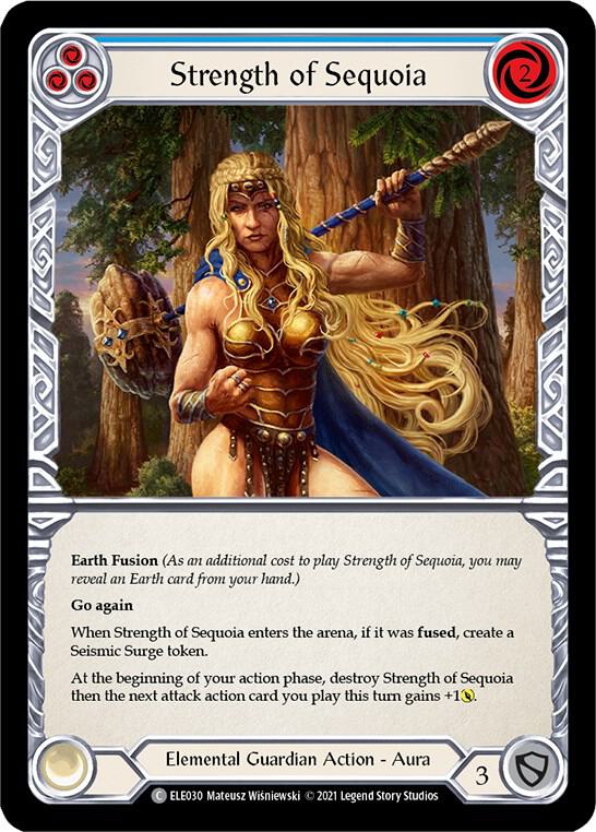 Strength of Sequoia (Blue), Tales of Aria ELE030