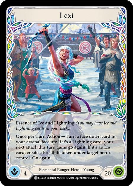 Lexi // Frostbite, Tales of Aria ELE032 // ELE111