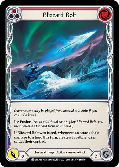 Blizzard Bolt (Red), Tales of Aria ELE044