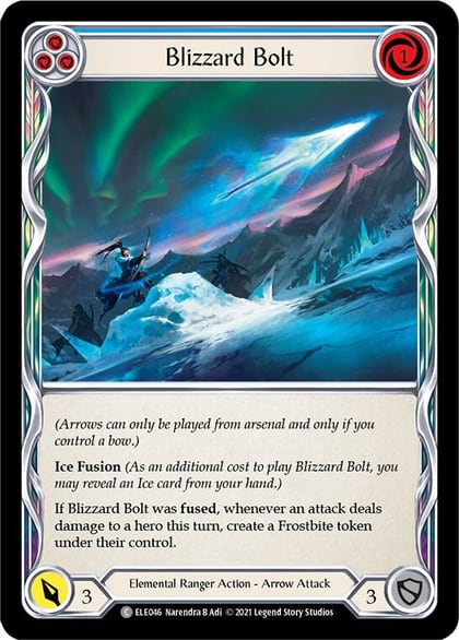 Blizzard Bolt (Blue), Tales of Aria ELE046
