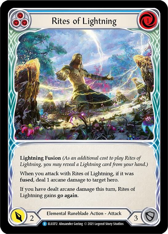 Rites of Lightning (Blue), Tales of Aria ELE072