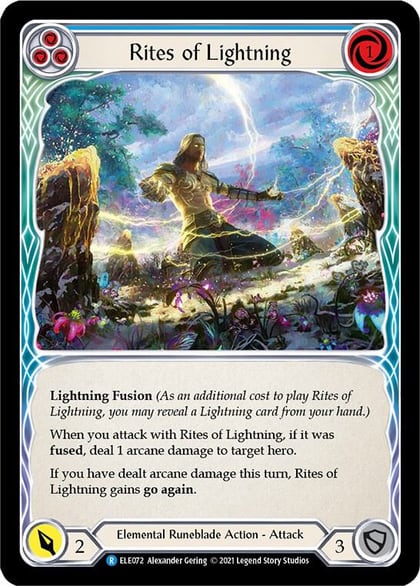 Rites of Lightning (Blue), Tales of Aria ELE072