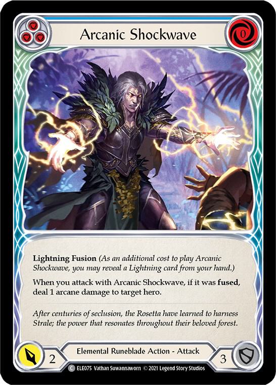 Arcanic Shockwave (Blue), Tales of Aria ELE075
