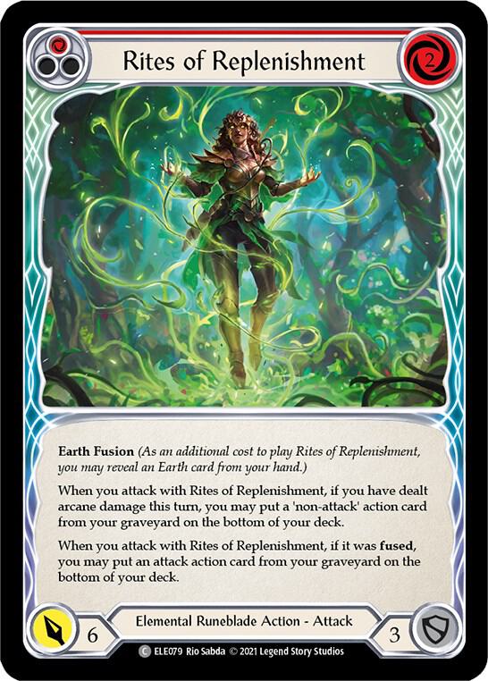 Rites of Replenishment (Red), Tales of Aria ELE079