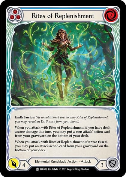 Rites of Replenishment (Blue), Tales of Aria ELE081