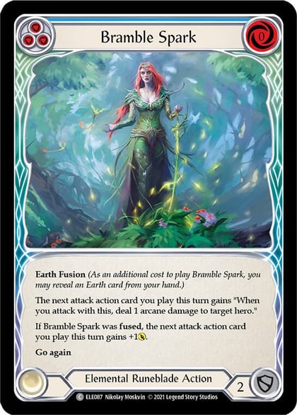 Bramble Spark (Blue), Tales of Aria ELE087